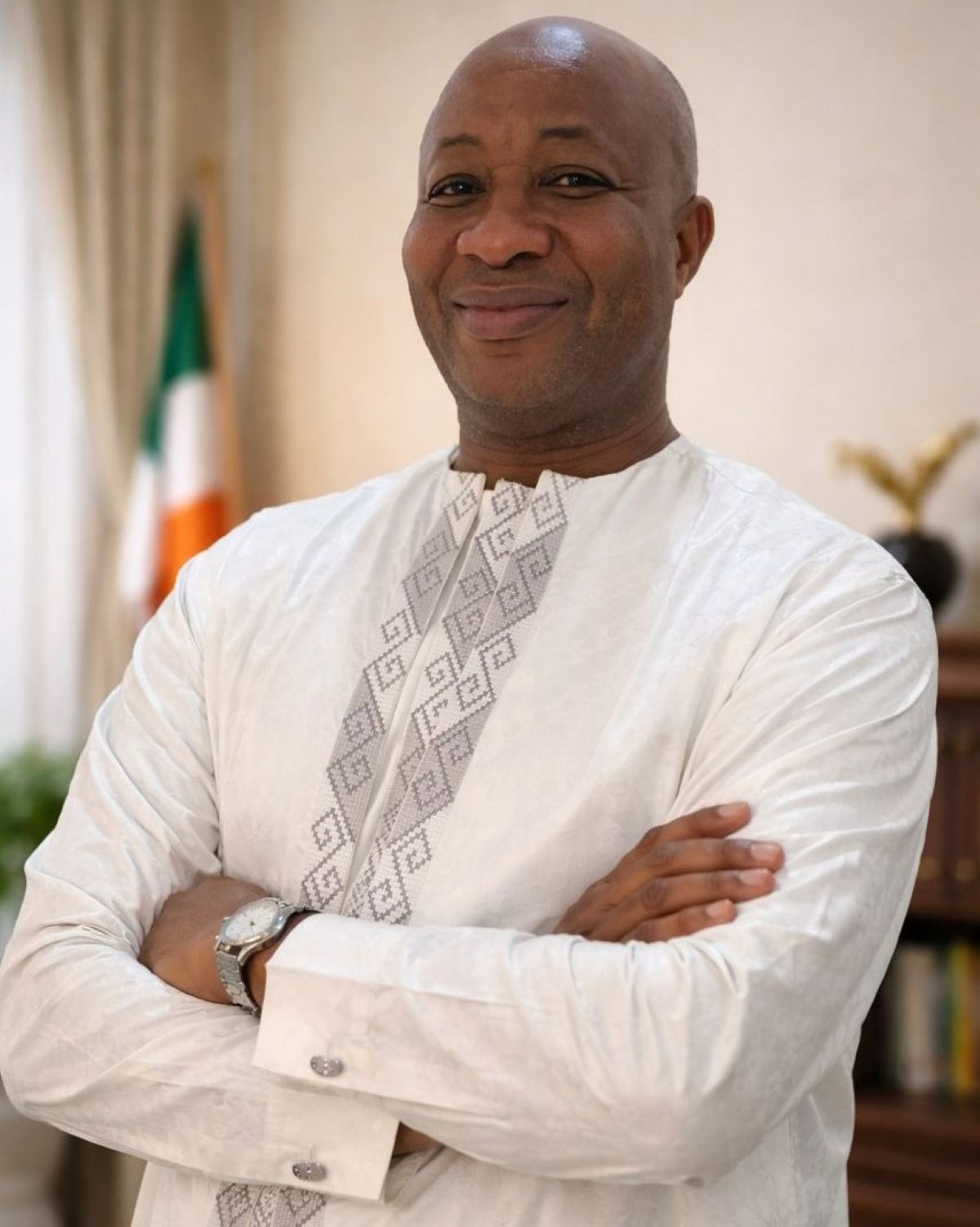 Portrait officiel de Yaya Fofana, Président du MFA